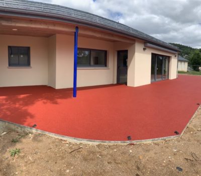 Sol amortissant EPDM crèche