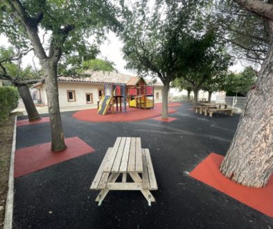 Entourages d'arbres sol souple Vinsobres drôme