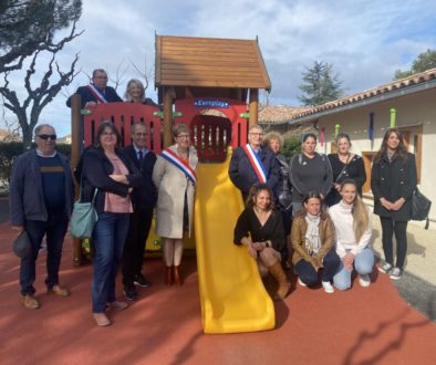 Inauguration aire de jeux drôme vinsobres