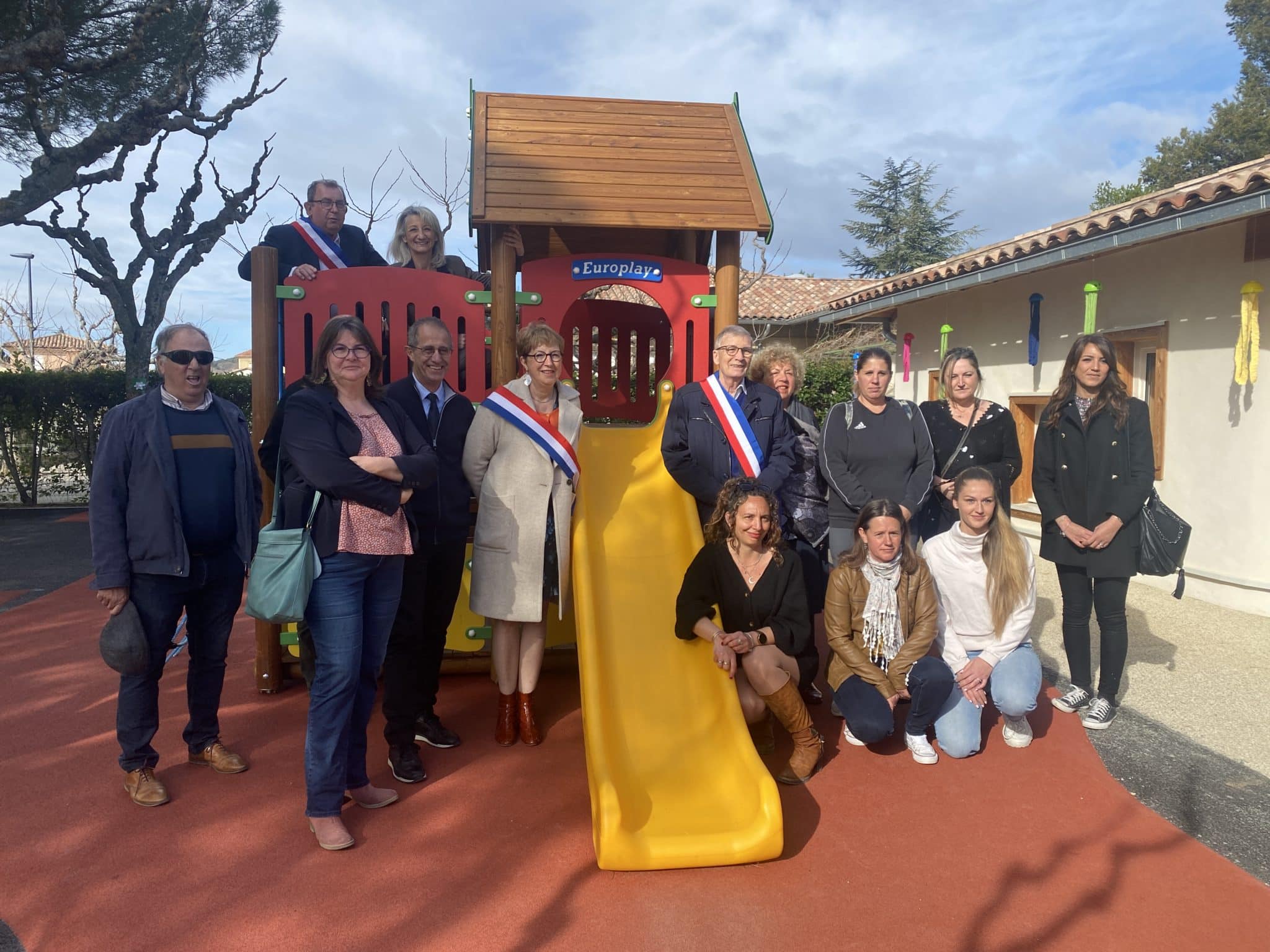 Inauguration aire de jeux drôme vinsobres