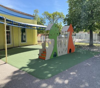 Sol amortissant crèche Vaucluse Drôme