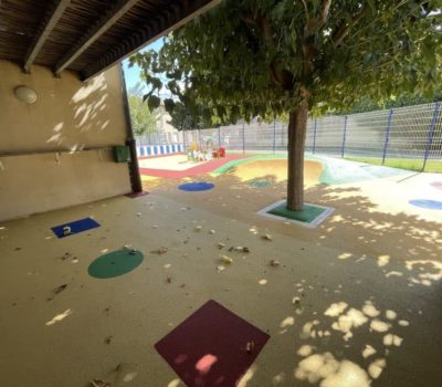 revêtement souple EPDM crèche, école, vaucluse, drôme, ardèche