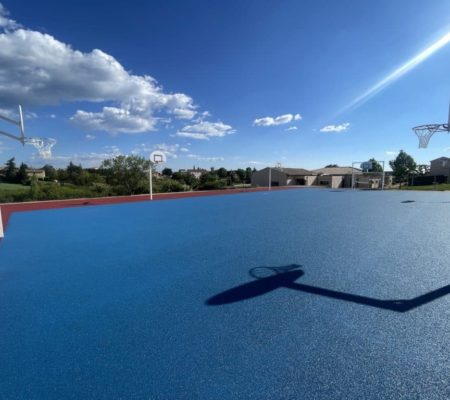 revêtement sportif perméable scolaire, entraînement, compétition
