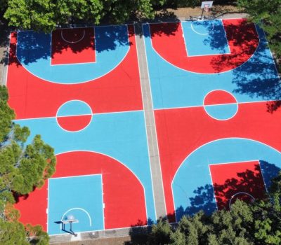 terrains sportifs basket et handball Villeneuve-lès-Avignon, gard, vaucluse, drôme, bouches-du-rhône, ardèche, hautes-alpes