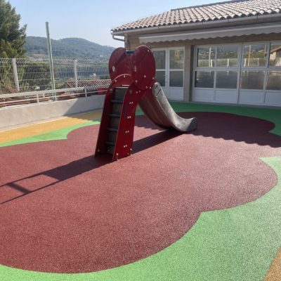 sol amortissant école la cadière d'azur, var, vaucluse, drôme, bouches-du-rhône, ardèche, gard