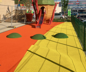 Chasse-sur-Rhône - Isère (38) Réalisations sol amortissant EPDM Chasse-sur-Rhône - Isère