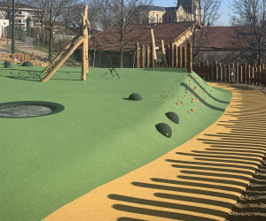 St-Didier-au-Mont-d'Or, Rhône (69) Sol amortissant EPDM