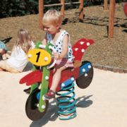 2 - 6 ans Aires de jeux collectivités, jeu sur ressort