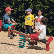 2 - 6 ans Aires de jeux collectivités, jeu sur ressort