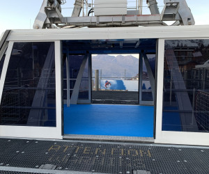 Téléphériques, Peisey-Nancroix (73) sol souple téléphérique Savoie