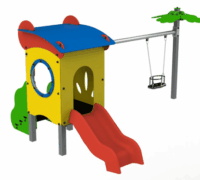 Structure de jeux petite enfance collectivités crèches métal