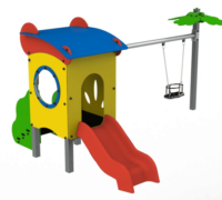 Structure de jeux petite enfance collectivités crèches métal