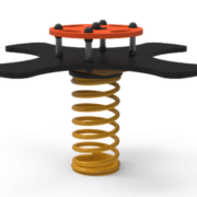 Jeu sur ressort collectivités métal