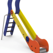 Toboggan métal collectivités