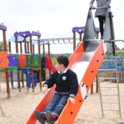 Toboggan métal collectivités