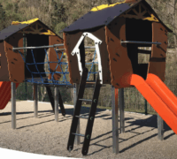 Structure de jeux multi-activités collectivités métal