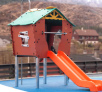 Structure de jeux multi-activités collectivités métal