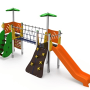 Structure de jeux multi-activités collectivités métal