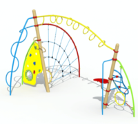 Structure escalade métal collectivités