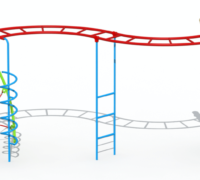 Structure escalade métal collectivités