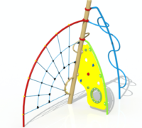 Structure escalade métal collectivités