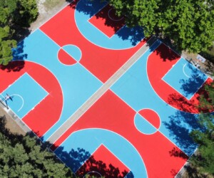 Terrains handball & basket, Villeneuve-les-Avignon (30) city-stade PMR, terrain multisport accessible, gard, vaucluse, drôme, bouches-du-rhône, ardèche, hautes-alpes