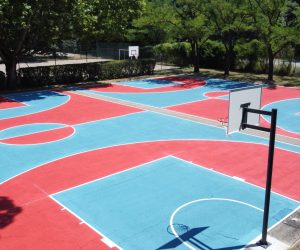 Terrains handball & basket, Villeneuve-les-Avignon (30) actualités terrains sportifs basket et handball, Villeneuve-lès-Avignon, gard, vaucluse, drôme, bouches-du-rhône, ardèche, hautes-alpes