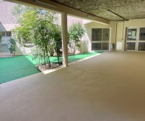 Hôpital Henri Duffaut, Avignon (84) sol amortissant hôpital henri duffaut avignon, vaucluse, drôme, gard, bouches-du-rhône