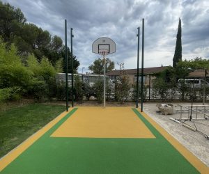 Ecole, Le Val (83) sol amortissant école basket le Val, var, vaucluse, drôme, bouches-du-rhône, ardèche, gard